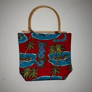 Hawaiian hibiscus tote bag